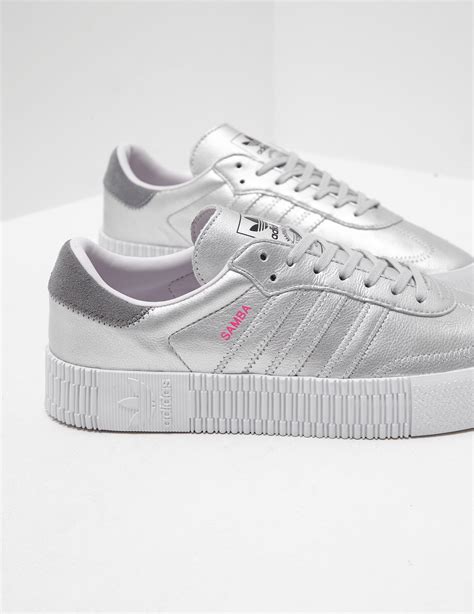 adidas sambarose schwarz silber|adidas sambarose.